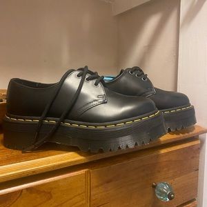 1461 Smooth Leather Platform Shoes - Dr. Martens